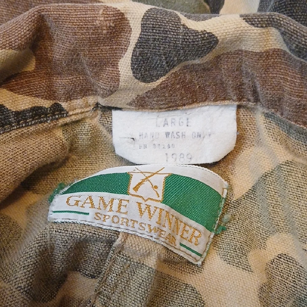 Game Winner Sportswear Vintage 80's Duck Camo Matching Set/Unisex Medium‎